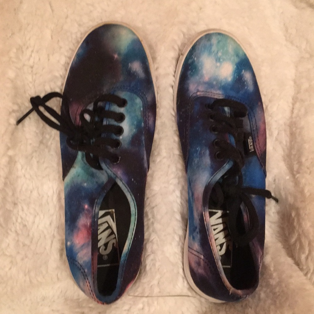 Vans galaxy shoes size 4 men's/ women's 5.5